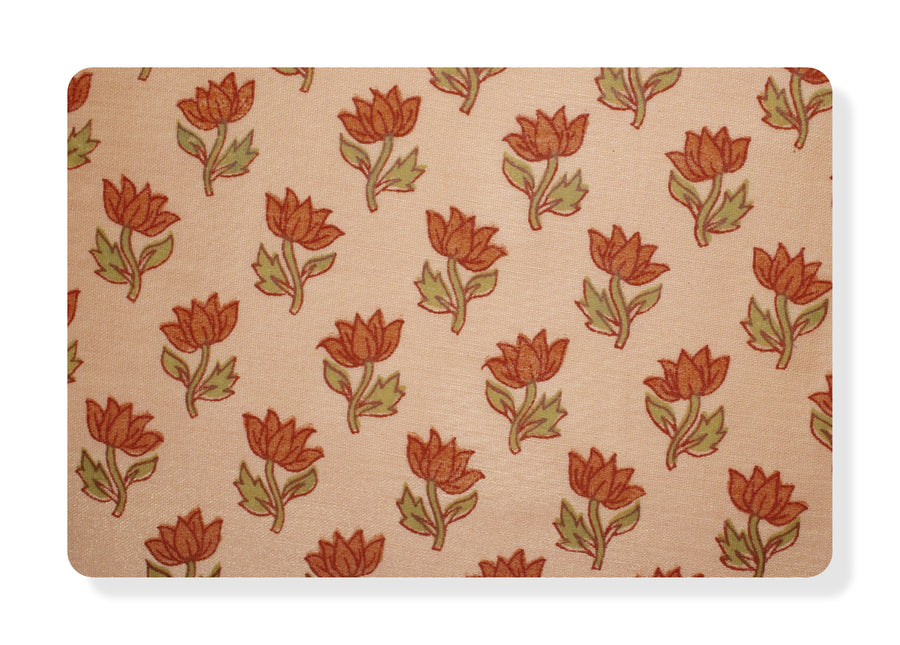 RedFlower Women's Unstitched Printed Poly Chanderi Fabric Material