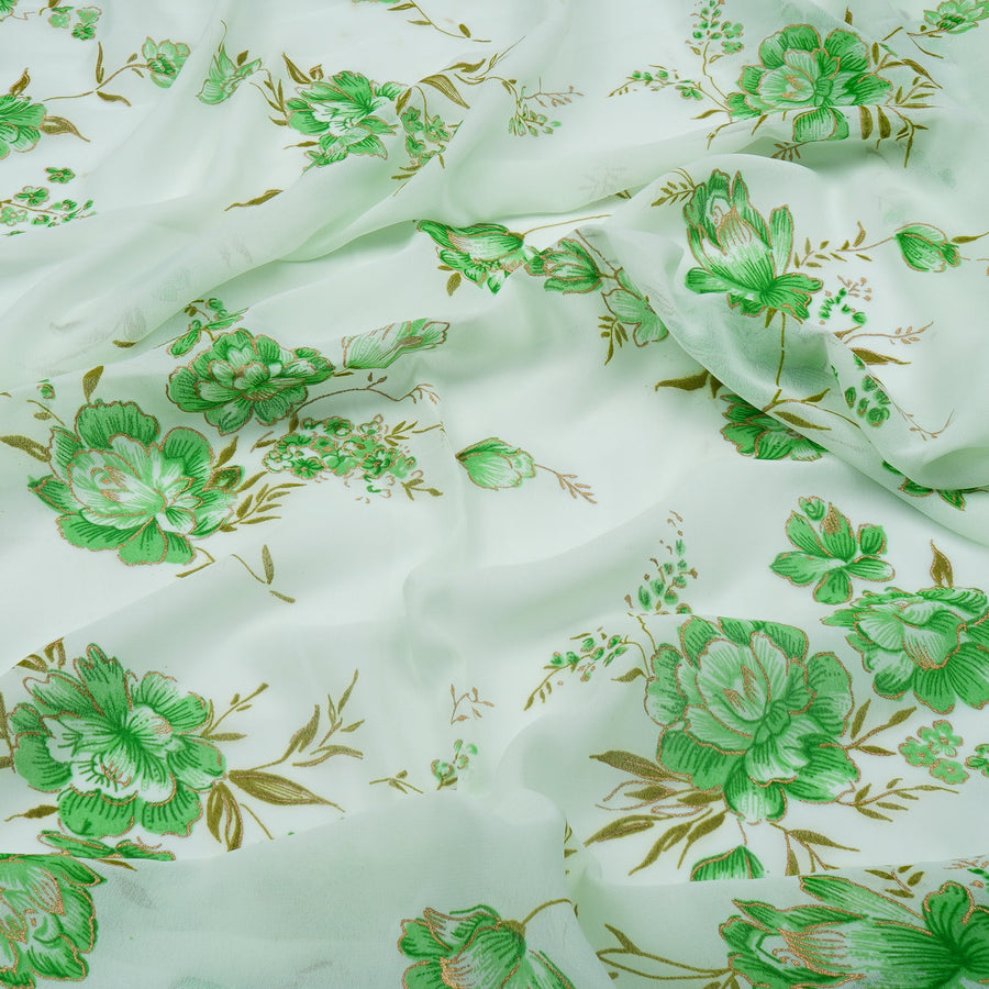 RedFlower Women's Unstitched Printed Faux Georgette Fabric Material