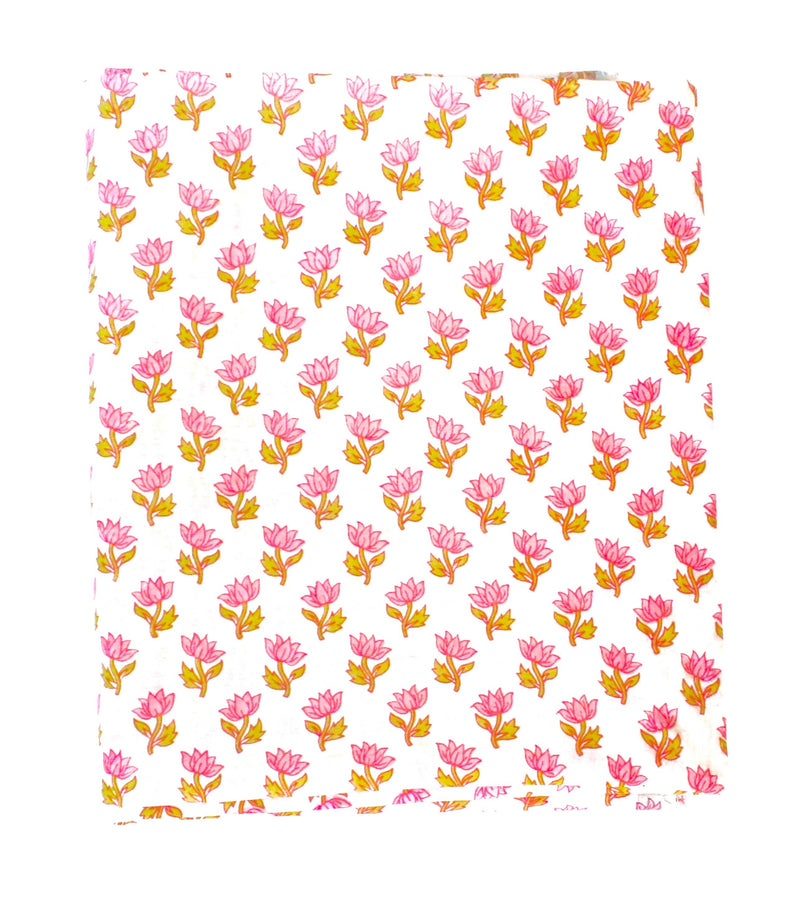 RedFlower Women's Unstitched Printed Poly Chanderi Fabric Material