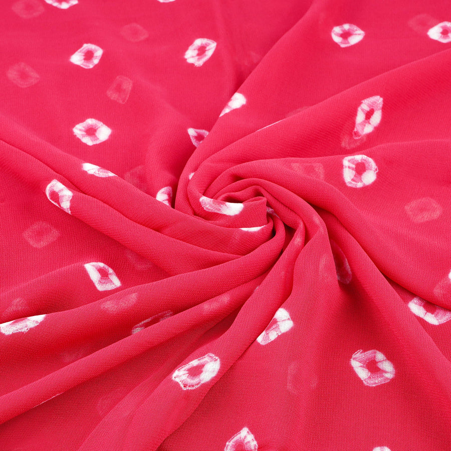RedFlower Women's Unstitched Tie & Dye Pure Viscose Georgette Fabric Material
