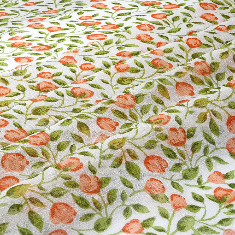 RedFlower Women's Unstitched Printed Pure Viscose Georgette Fabric Material