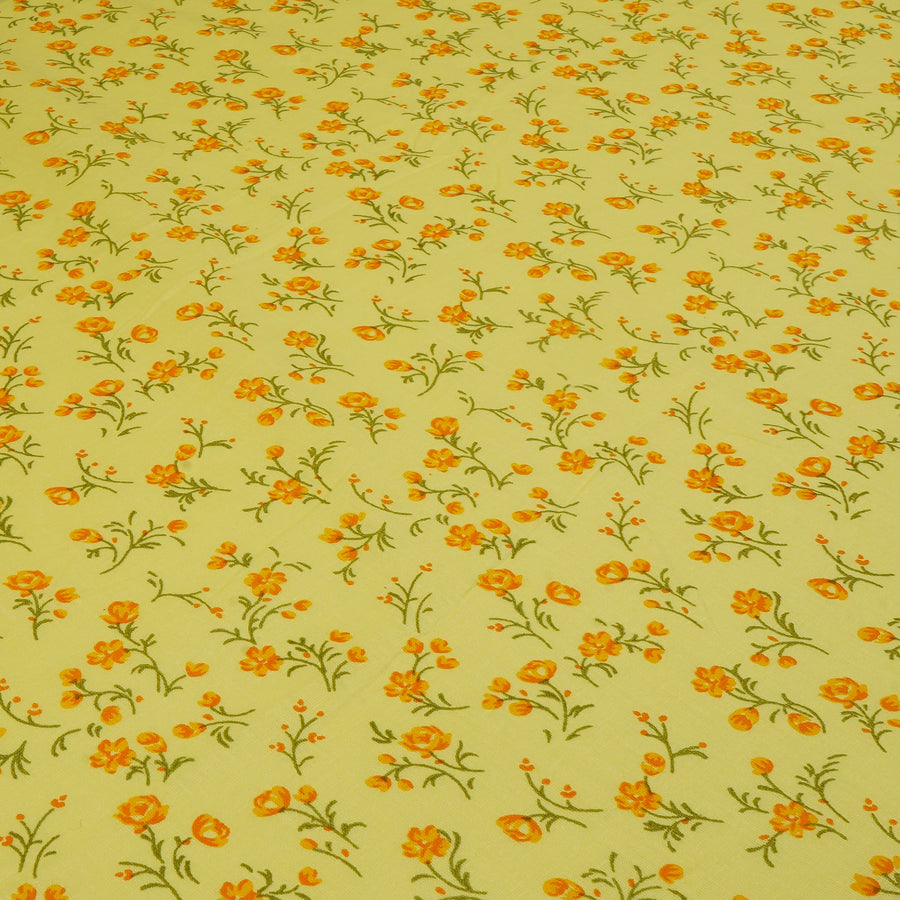 RedFlower Women's Unstitched Printed Pure Dyed Cotton Fabric Material