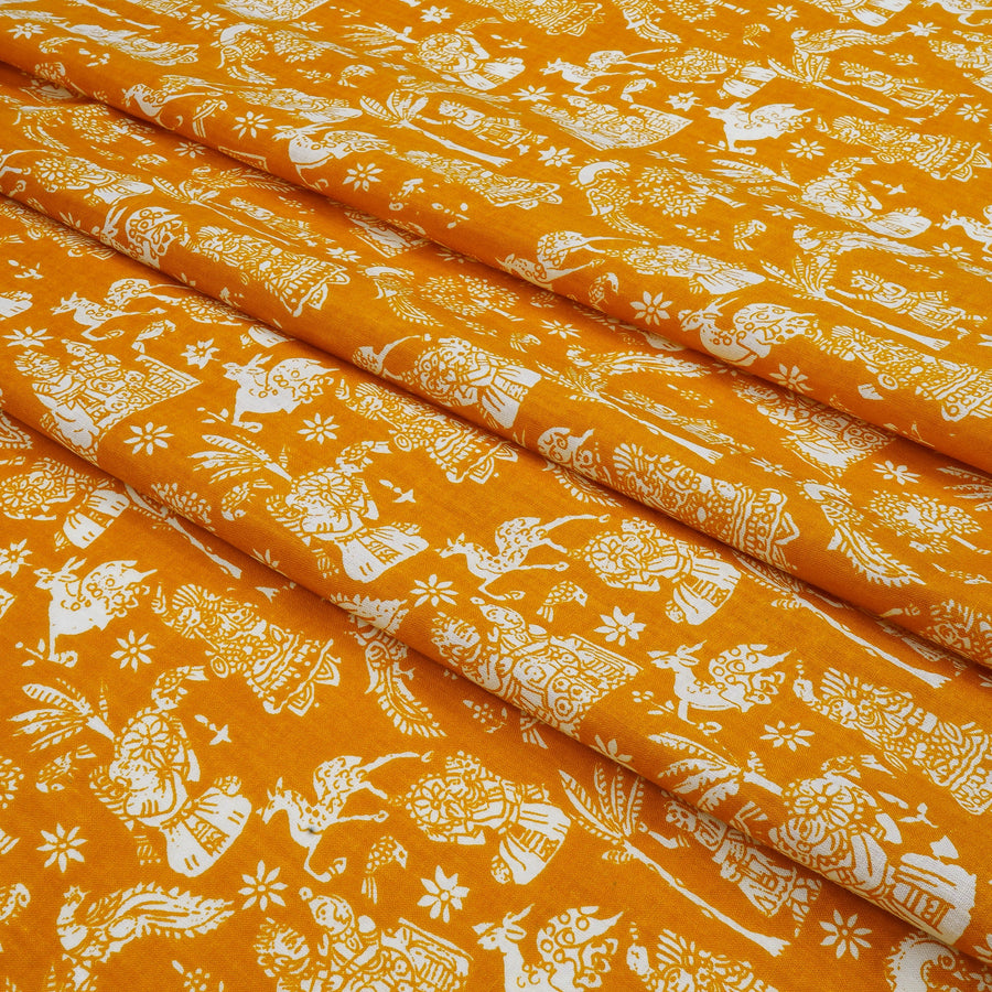 RedFlower Women's Unstitched Printed Pure Cotton Fabric Material