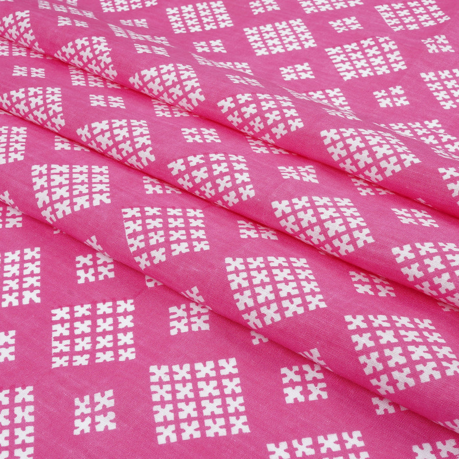 RedFlower Women's Unstitched Printed Pure Cotton Fabric Material