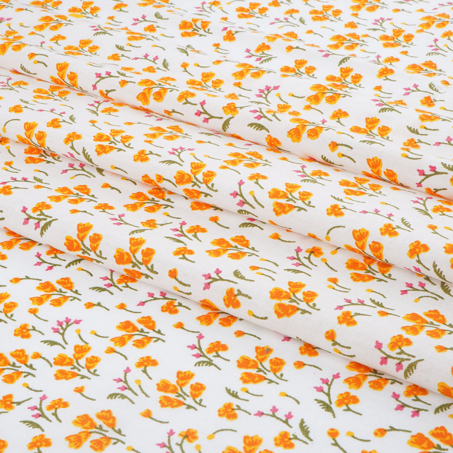RedFlower Women's Unstitched Printed Pure Cotton Fabric Material