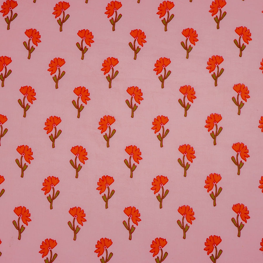 RedFlower Women's Unstitched Printed Pure Dyed Cotton Fabric Material