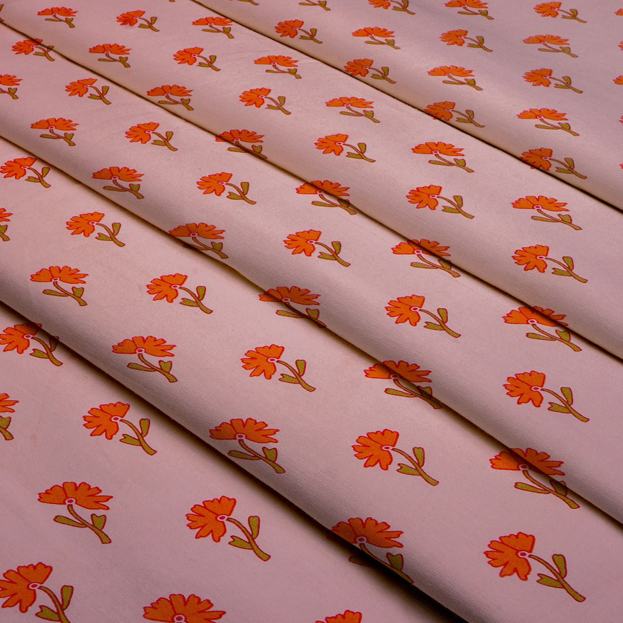 RedFlower Women's Unstitched Printed Pure Dyed Cotton Fabric Material
