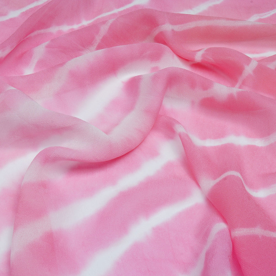 RedFlower Women's Unstitched Tie & Dye Pure Viscose Georgette Fabric Material