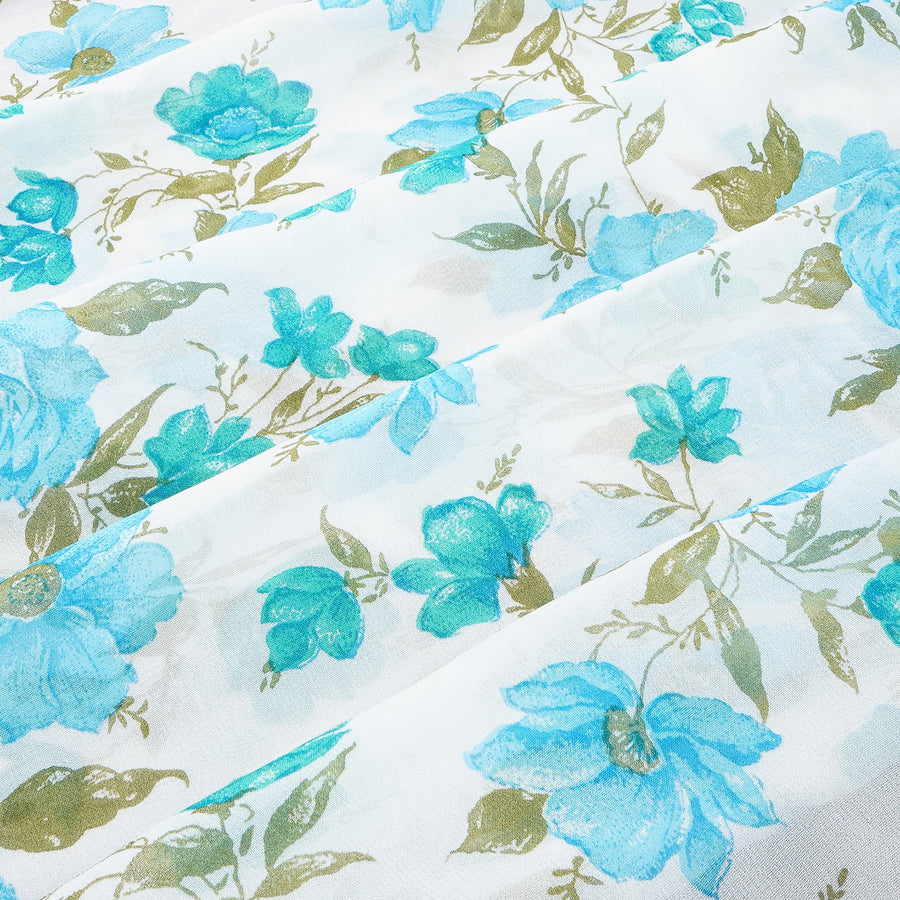 RedFlower Women's Unstitched Printed Pure Viscose Georgette Fabric Material