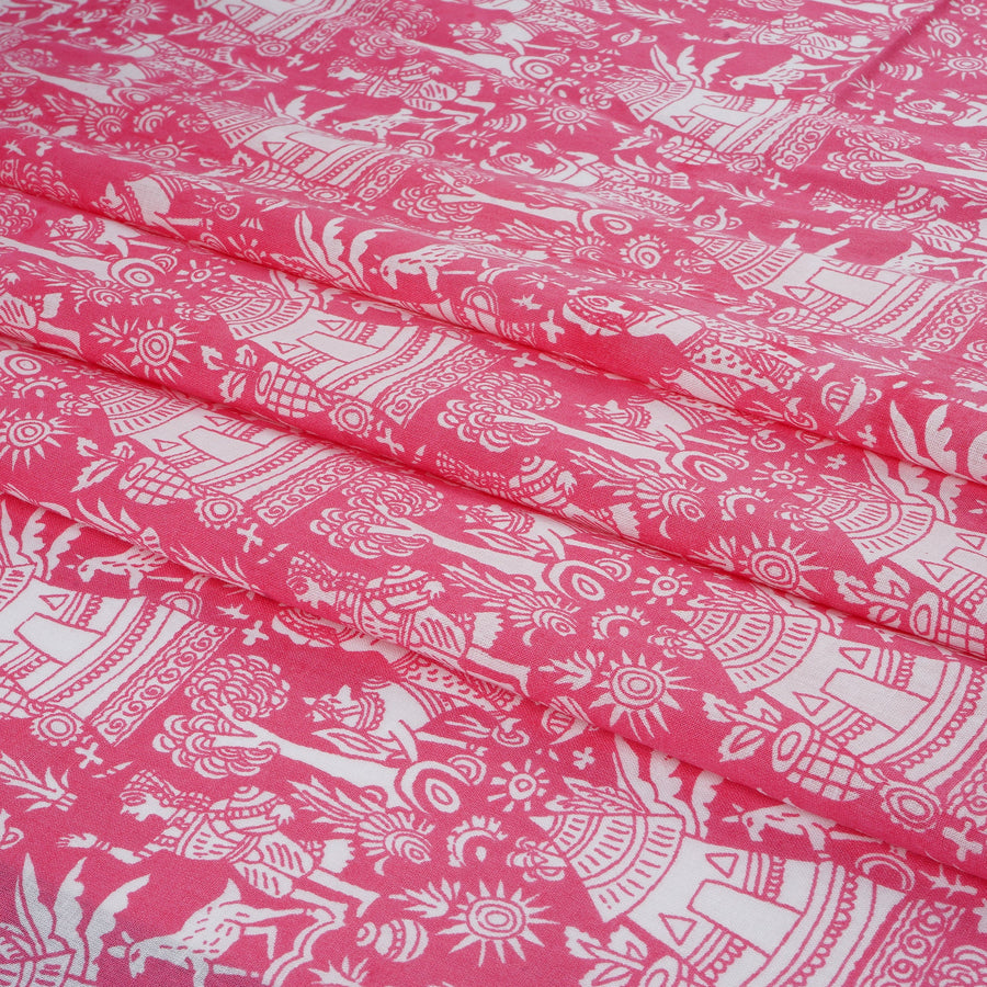 RedFlower Women's Unstitched Printed Pure Cotton Fabric Material