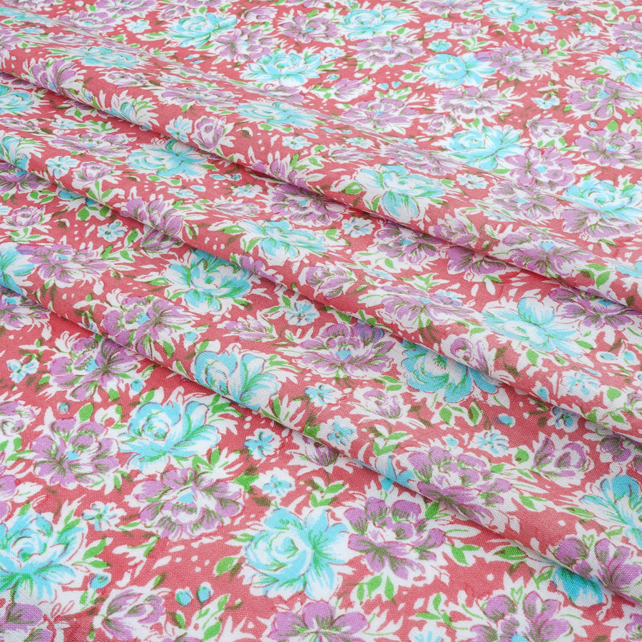 RedFlower Women's Unstitched Printed Pure Cotton Fabric Material