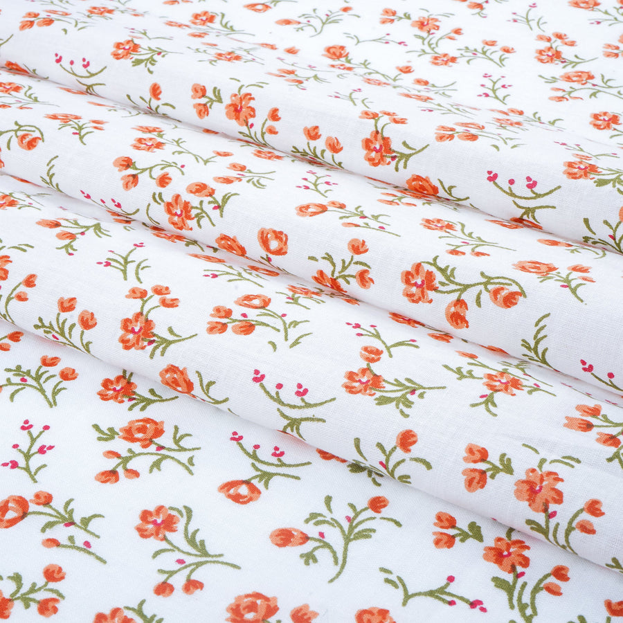 RedFlower Women's Unstitched Printed Pure Cotton Fabric Material
