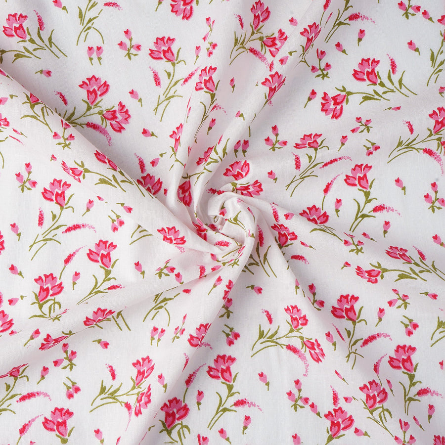 RedFlower Women's Unstitched Printed Pure Cotton Fabric Material