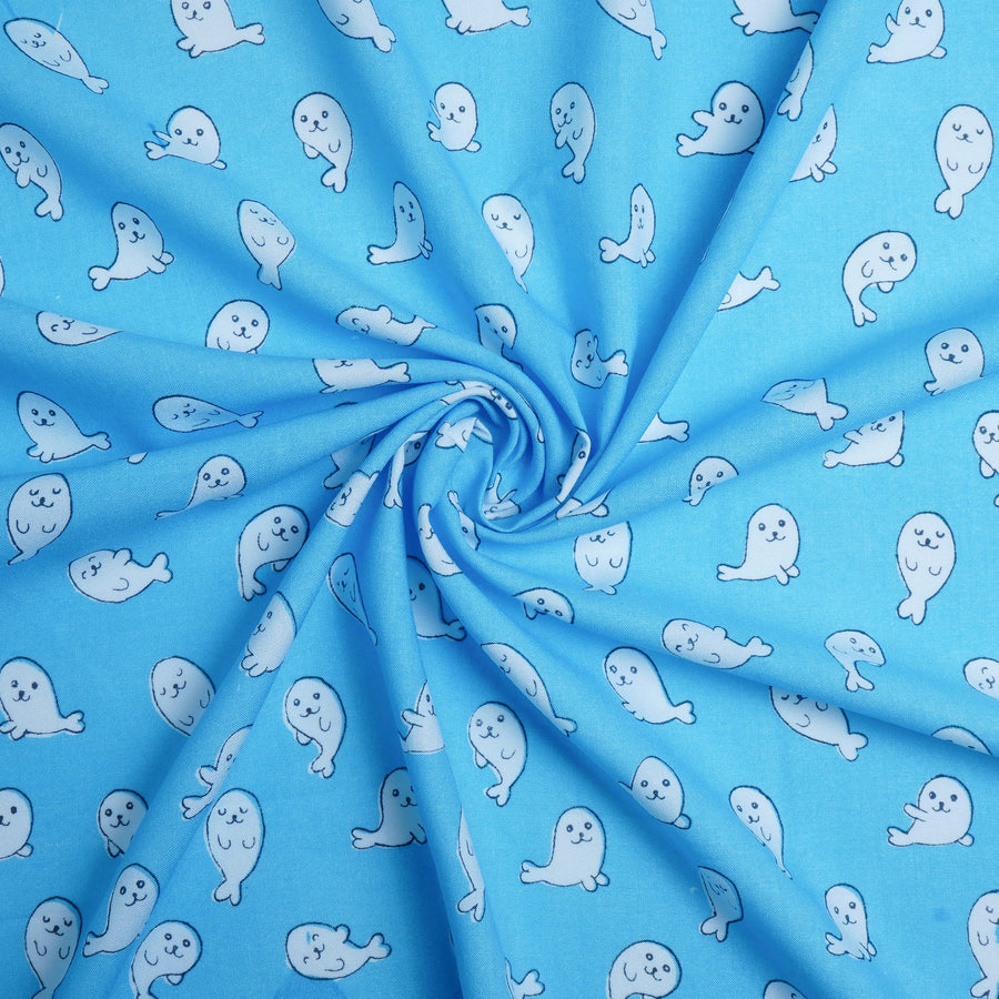RedFlower Quirky Unstitched Printed Pure Viscose Rayon Fabric Material