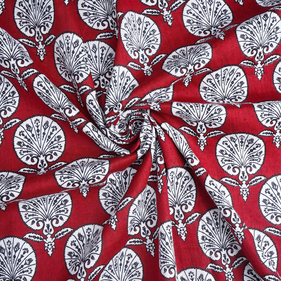 RedFlower Women's Unstitched Printed Pure Cotton Fabric Material