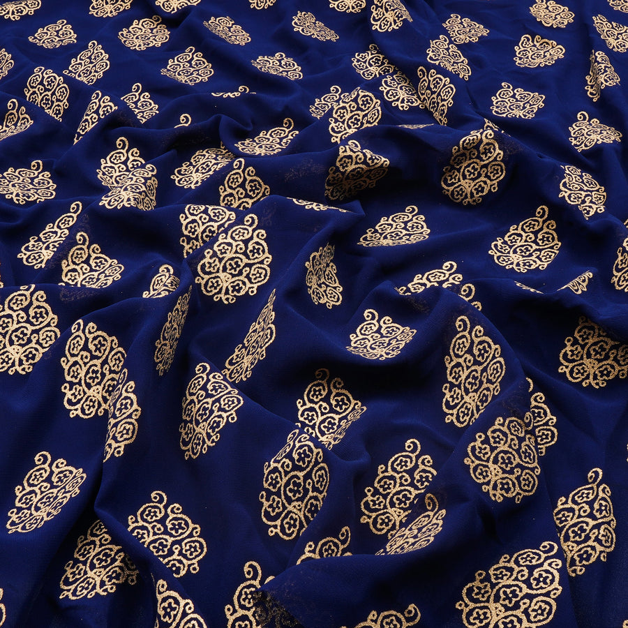 RedFlower Women's Unstitched Printed Faux Georgette Fabric Material