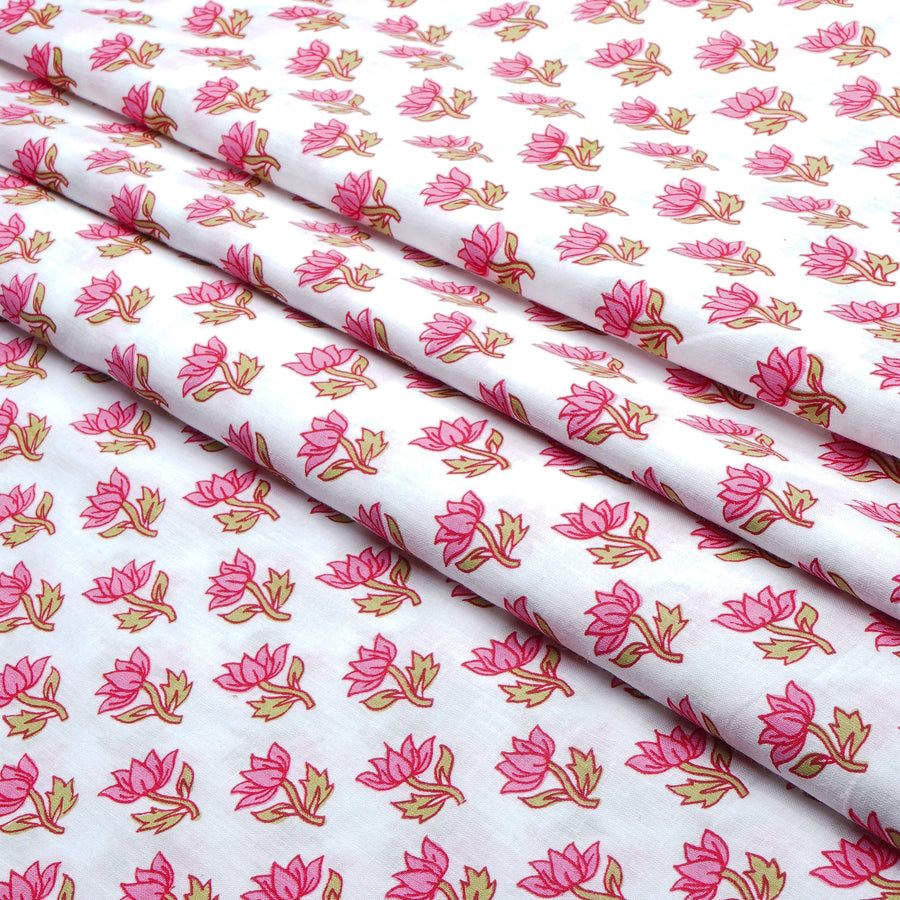 RedFlower Women's Unstitched Printed Pure Cotton Fabric Material