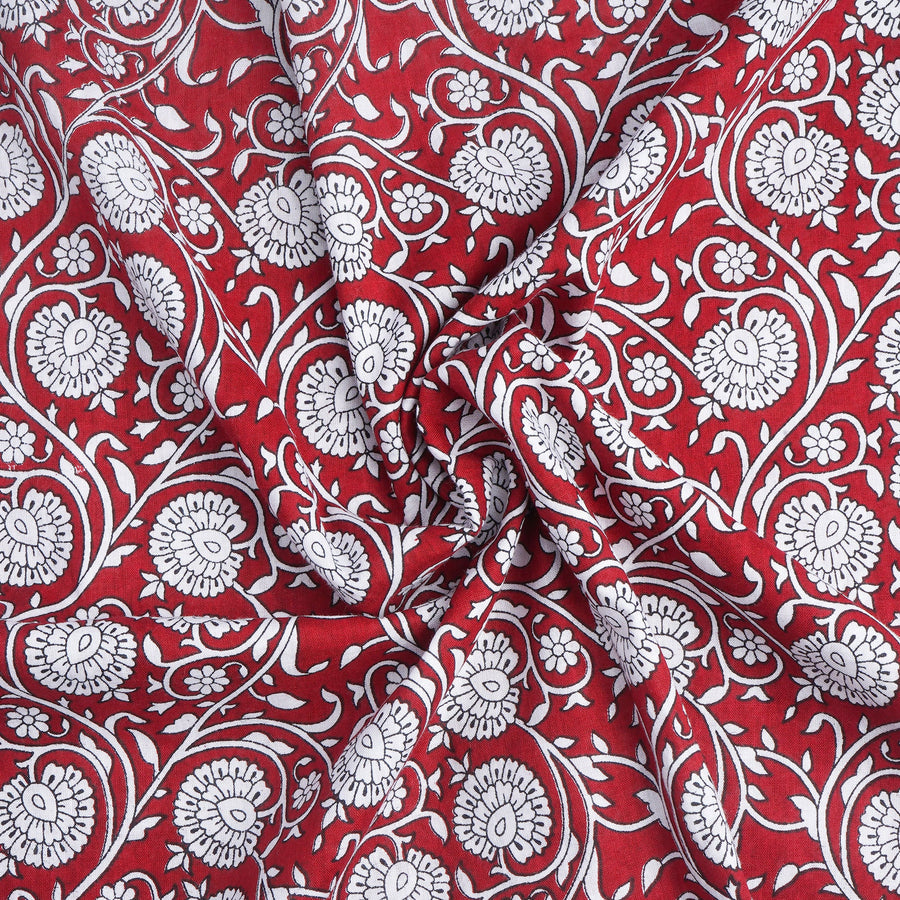 RedFlower Women's Unstitched Printed Pure Cotton Fabric Material