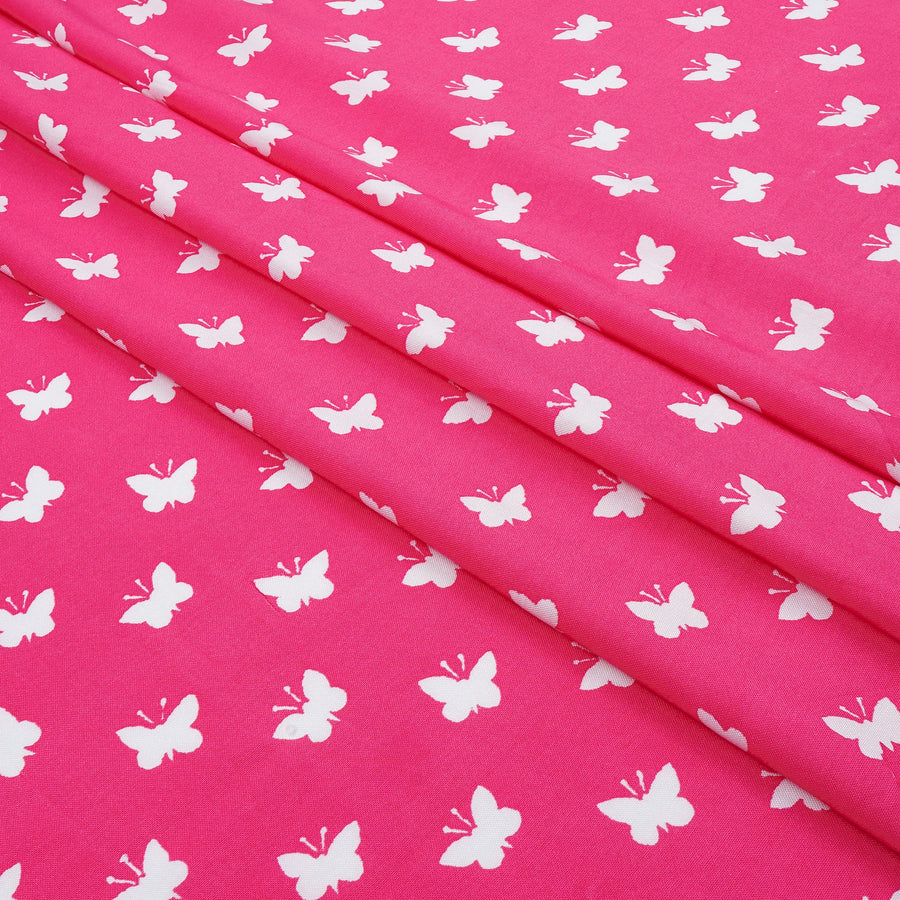 RedFlower Quirky Unstitched Printed Pure Viscose Rayon Fabric Material