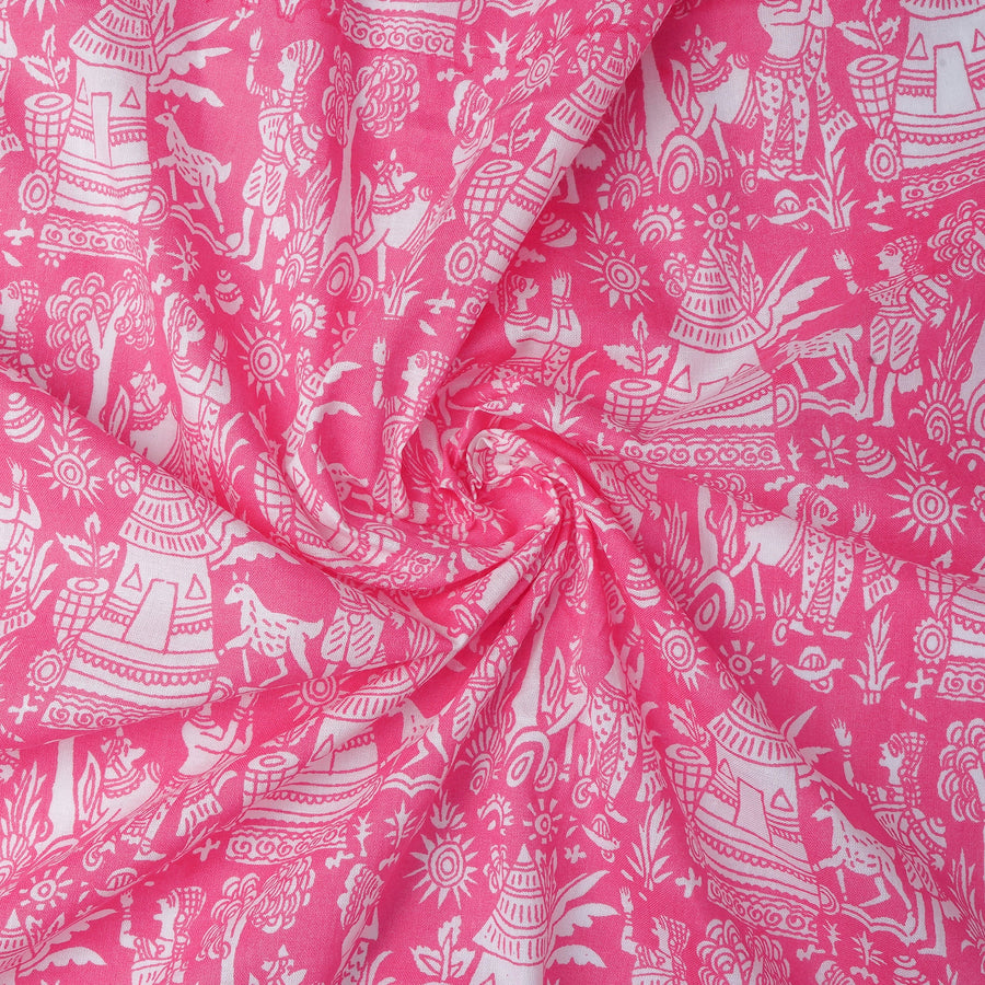 RedFlower Women's Unstitched Printed Pure Cotton Fabric Material