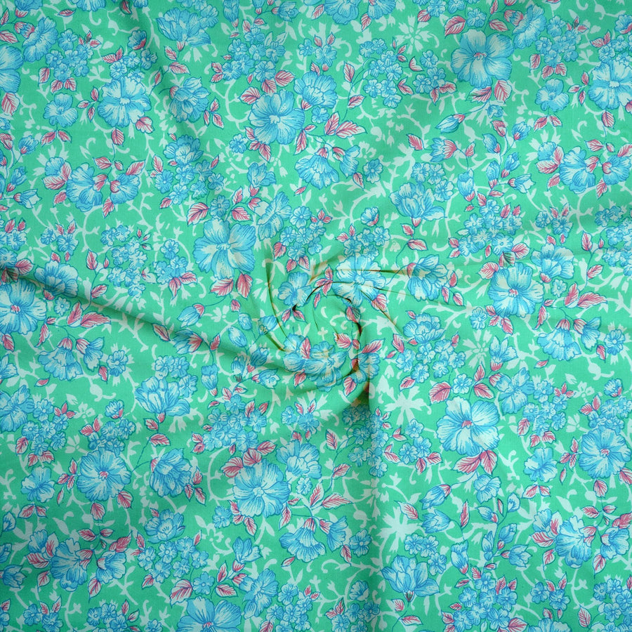 RedFlower Women's Unstitched Printed Pure Dyed Cotton Fabric Material