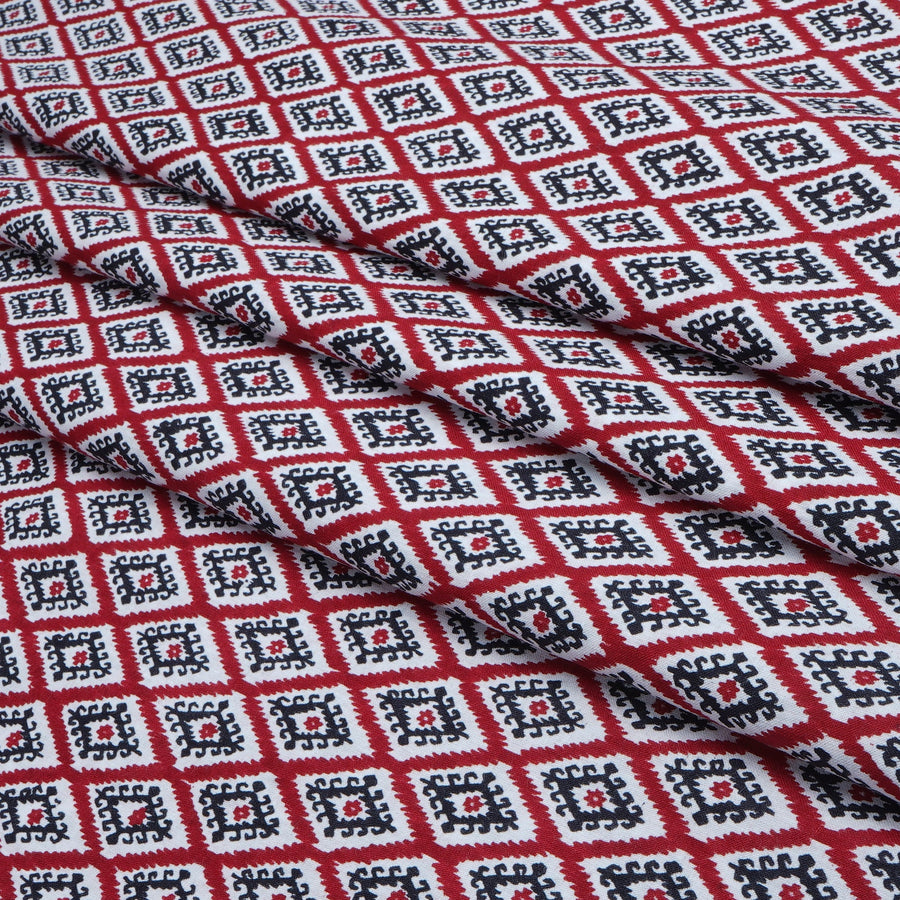 RedFlower Women's Unstitched Printed Pure Cotton Fabric Material