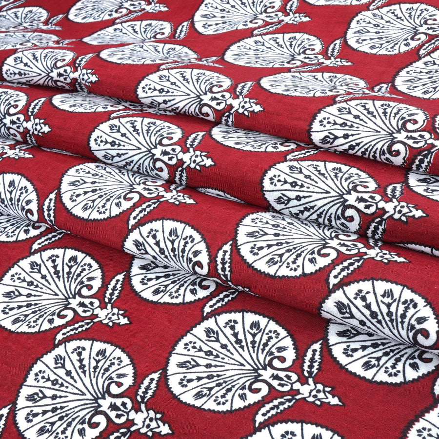 RedFlower Women's Unstitched Printed Pure Cotton Fabric Material