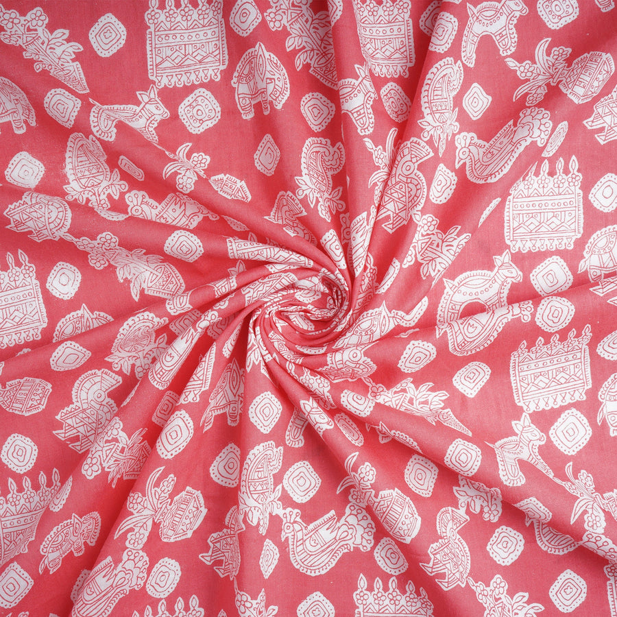 RedFlower Women's Unstitched Printed Pure Cotton Fabric Material