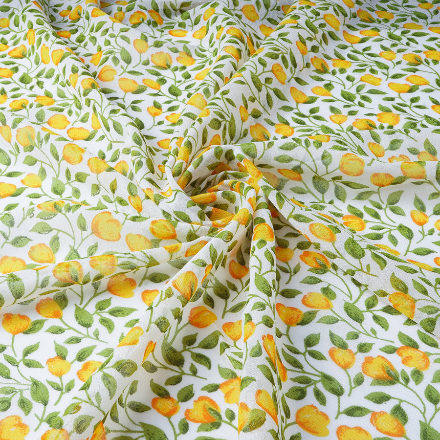 RedFlower Women's Unstitched Printed Pure Viscose Georgette Fabric Material