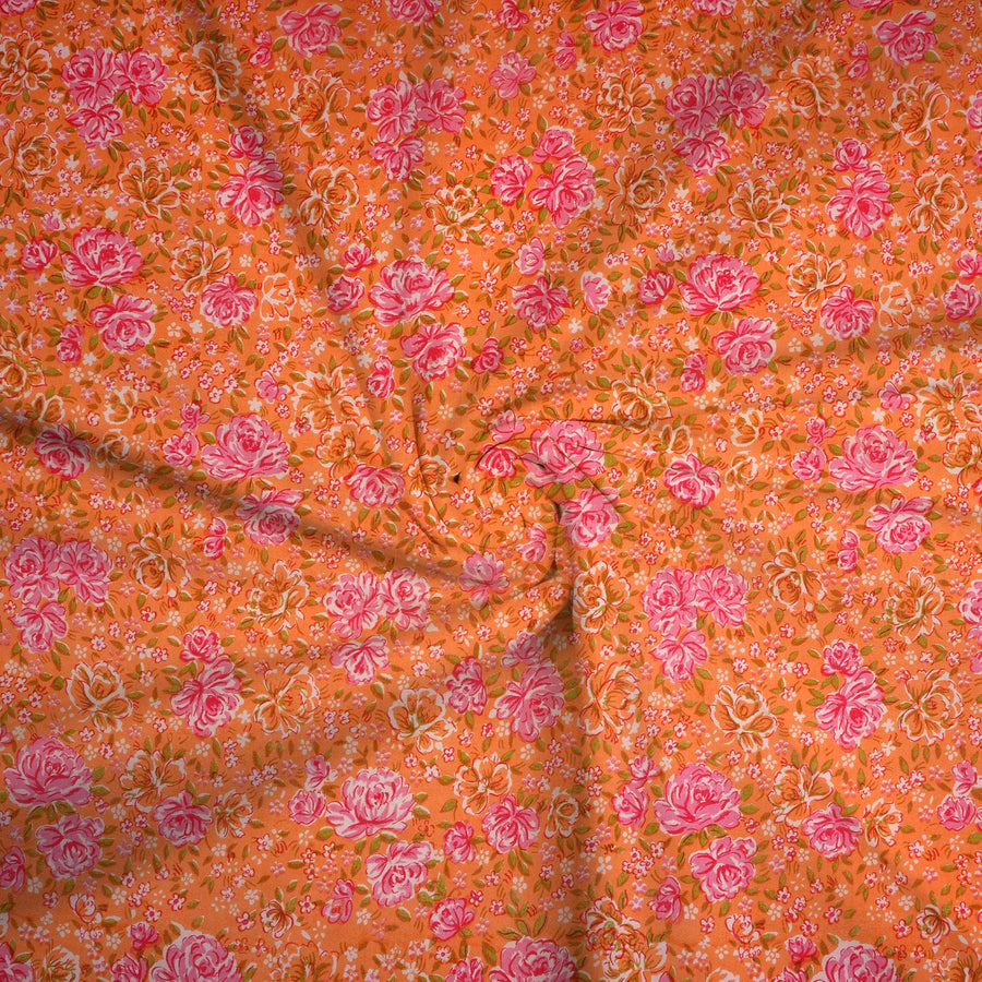 RedFlower Women's Unstitched Printed Pure Dyed Cotton Fabric Material