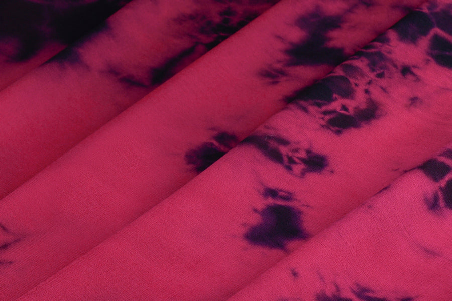 RedFlower Women's Unstitched Tie & Dye Pure Viscose Georgette Fabric Material
