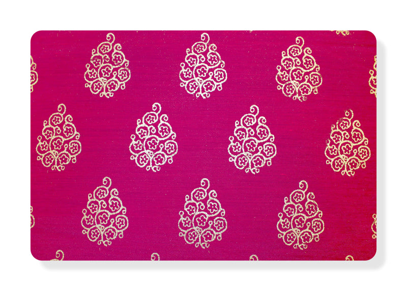 RedFlower Women's Unstitched Printed Poly Chanderi Fabric Material