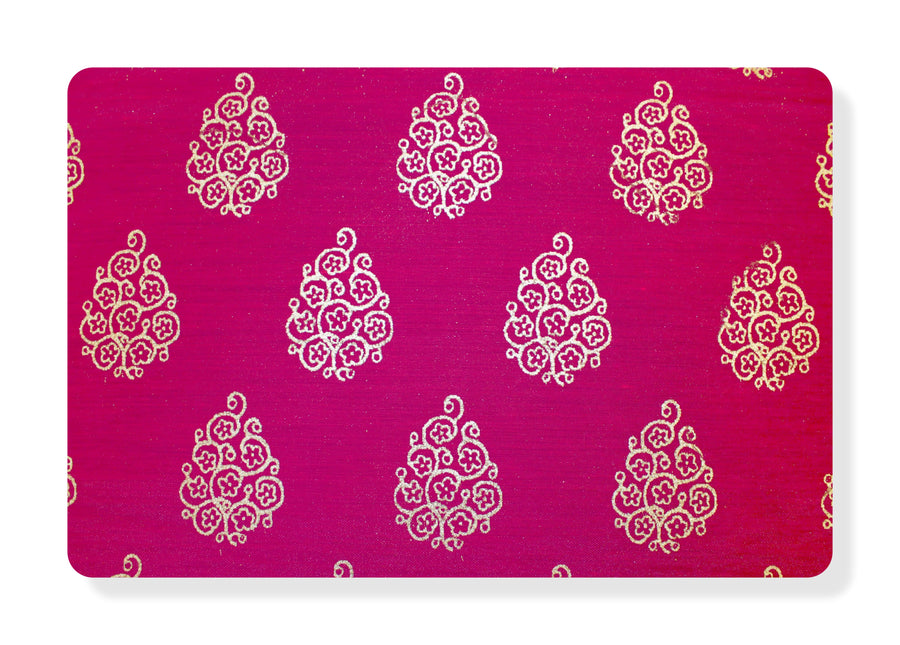 RedFlower Women's Unstitched Printed Poly Chanderi Fabric Material