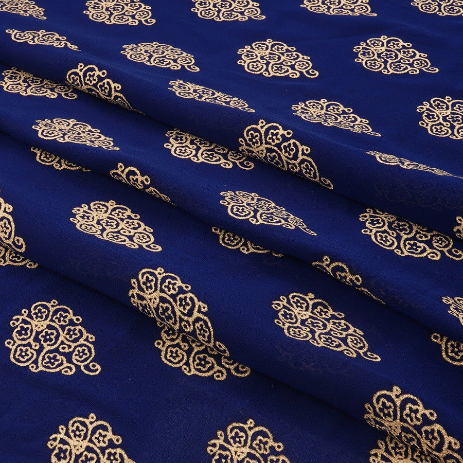 RedFlower Women's Unstitched Printed Faux Georgette Fabric Material