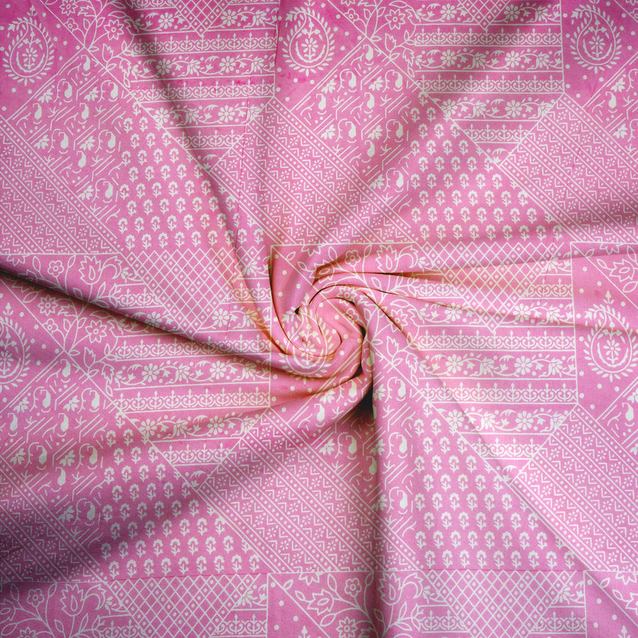 RedFlower Women's Unstitched Printed Pure Cotton Fabric Material