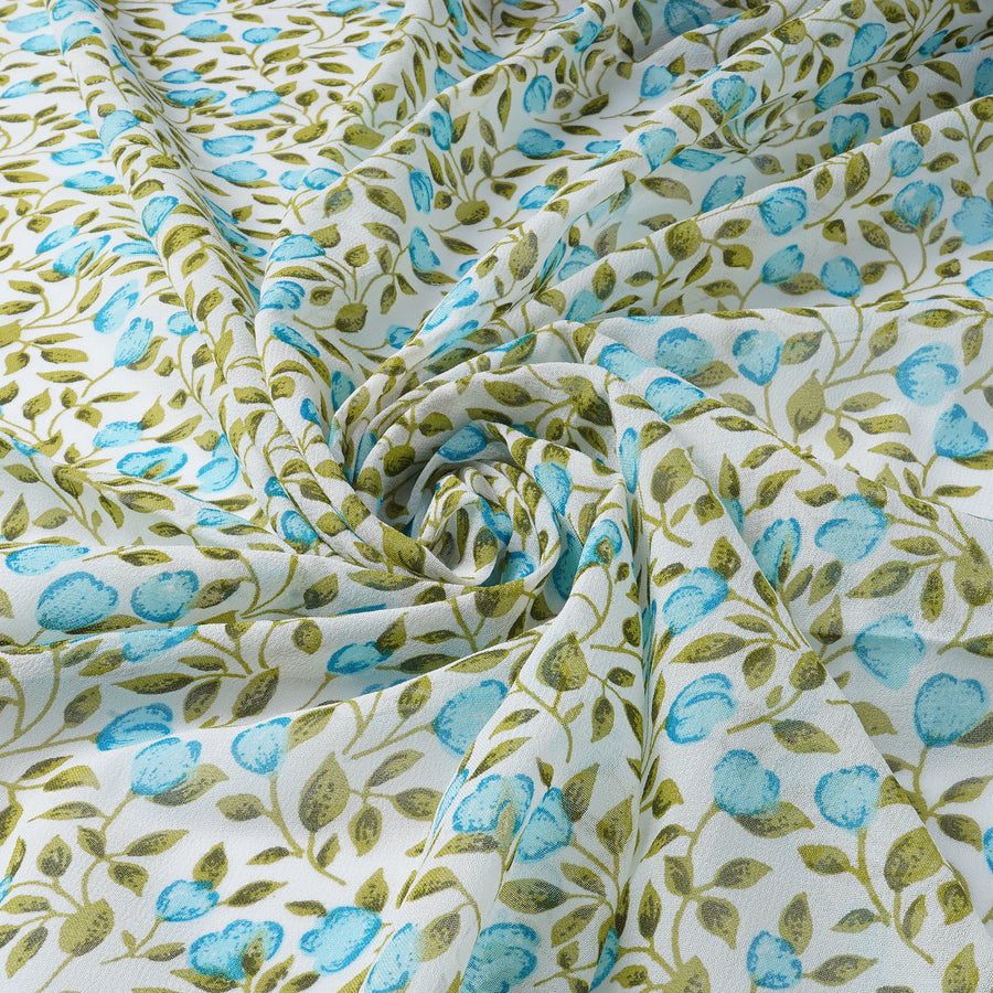 RedFlower Women's Unstitched Printed Pure Viscose Georgette Fabric Material