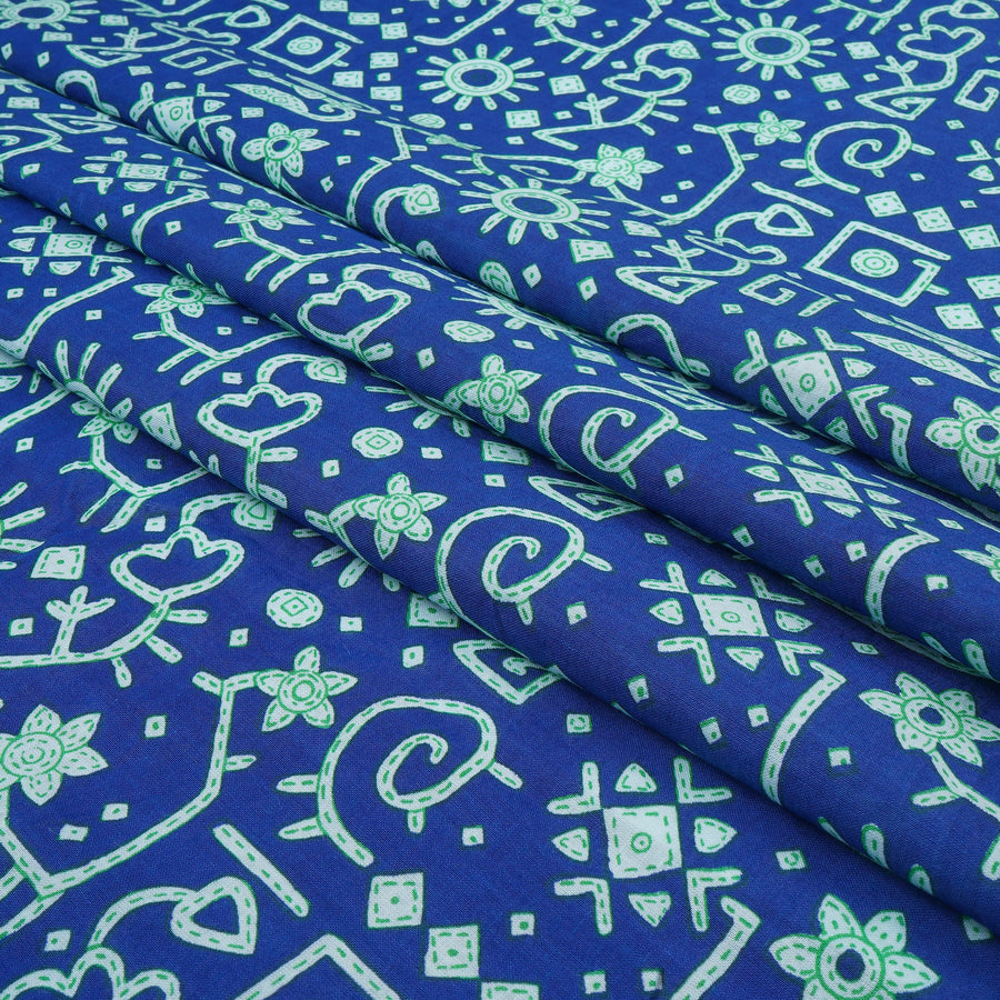 RedFlower Women's Unstitched Printed Pure Cotton Fabric Material