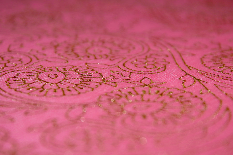 RedFlower Women's Unstitched Printed Poly Chanderi Fabric Material
