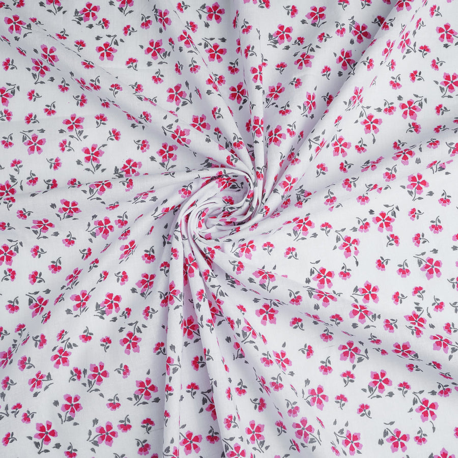 RedFlower Women's Unstitched Printed Pure Cotton Fabric Material