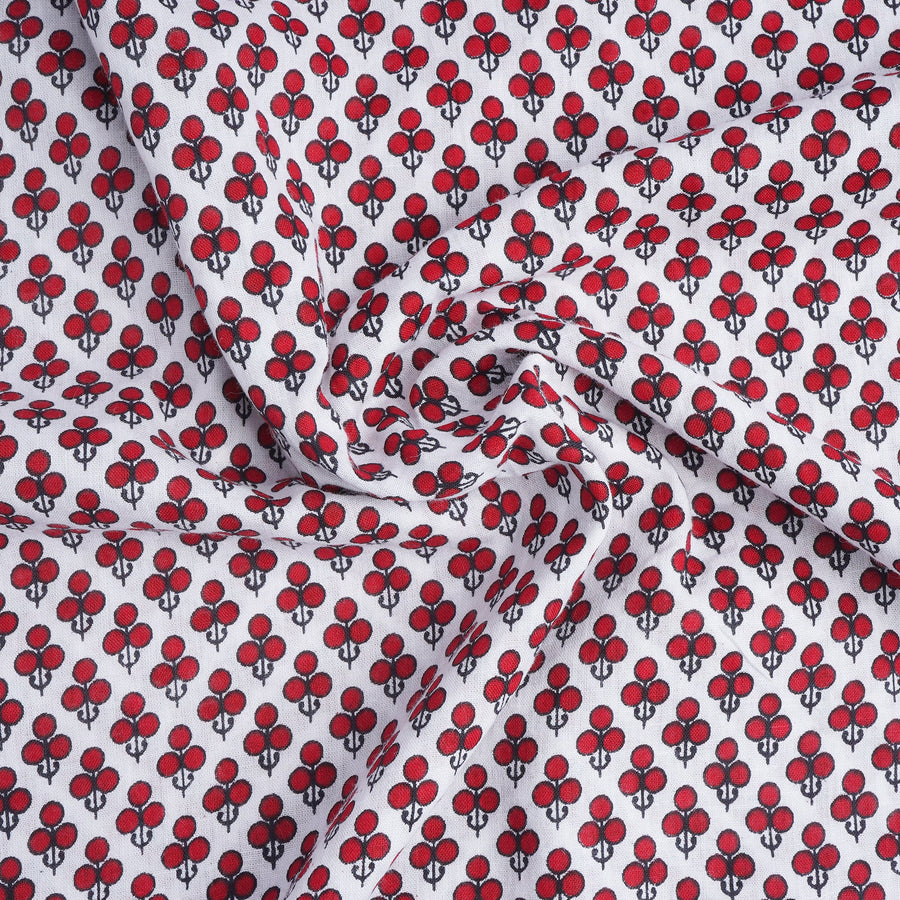RedFlower Women's Unstitched Printed Pure Cotton Fabric Material