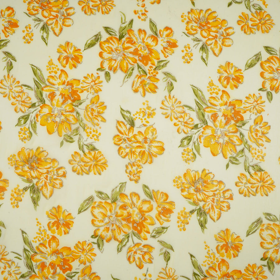 RedFlower Women's Unstitched Printed Faux Georgette Fabric Material