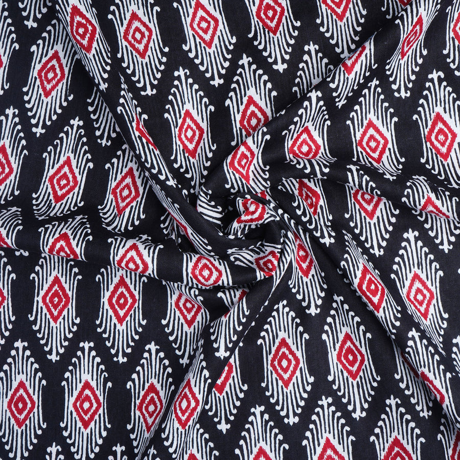 RedFlower Women's Unstitched Printed Pure Cotton Fabric Material
