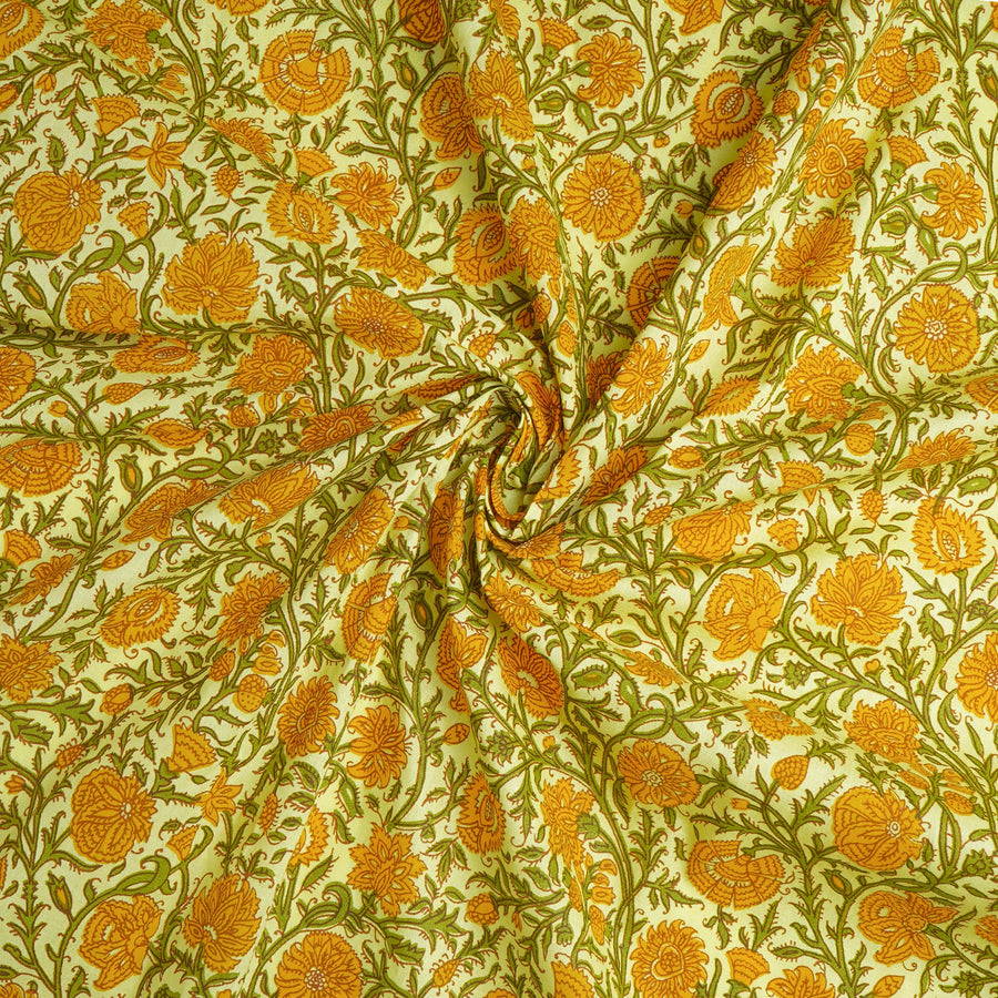 RedFlower Women's Unstitched Printed Pure Dyed Cotton Fabric Material