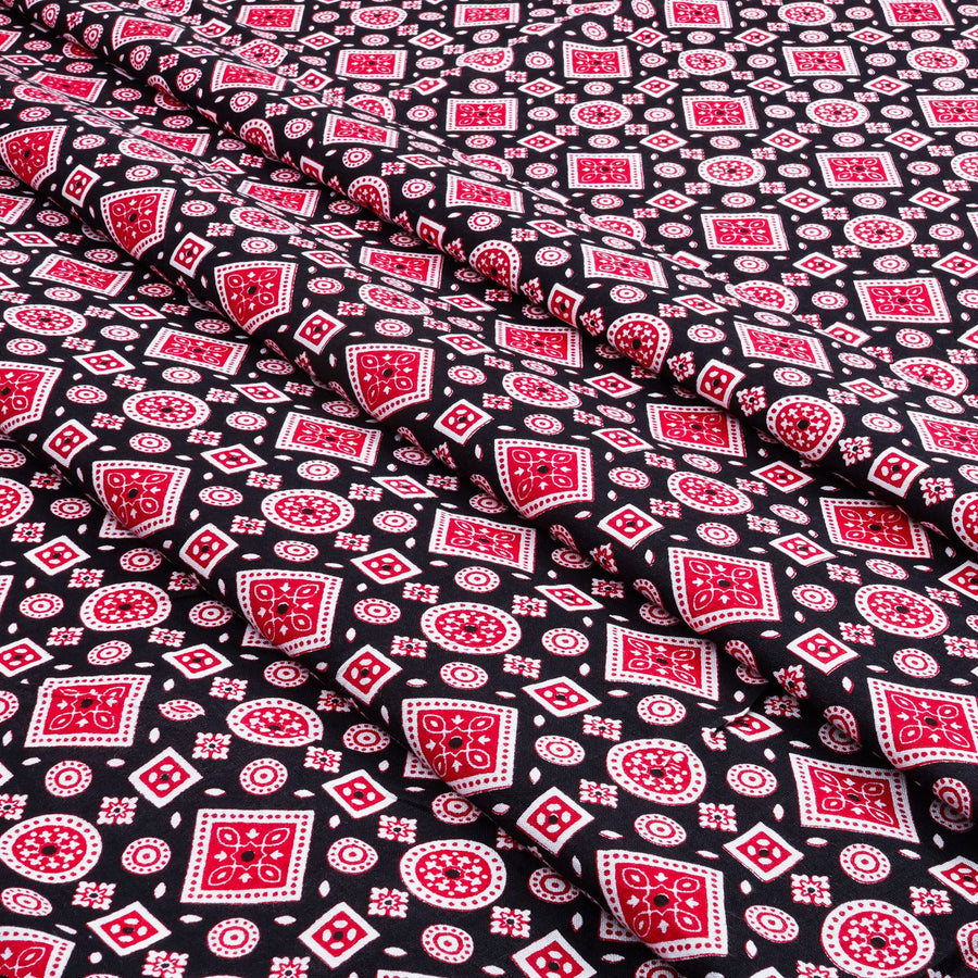 RedFlower Women's Unstitched Printed Pure Cotton Fabric Material