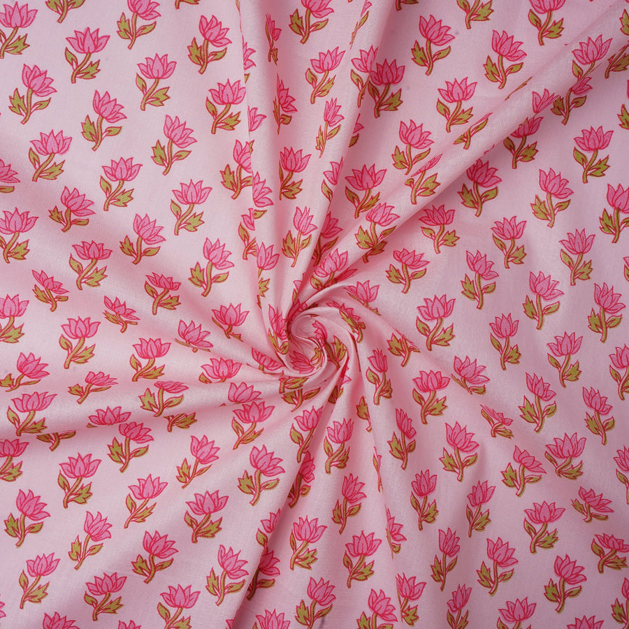 RedFlower Women's Unstitched Printed Pure Dyed Cotton Fabric Material
