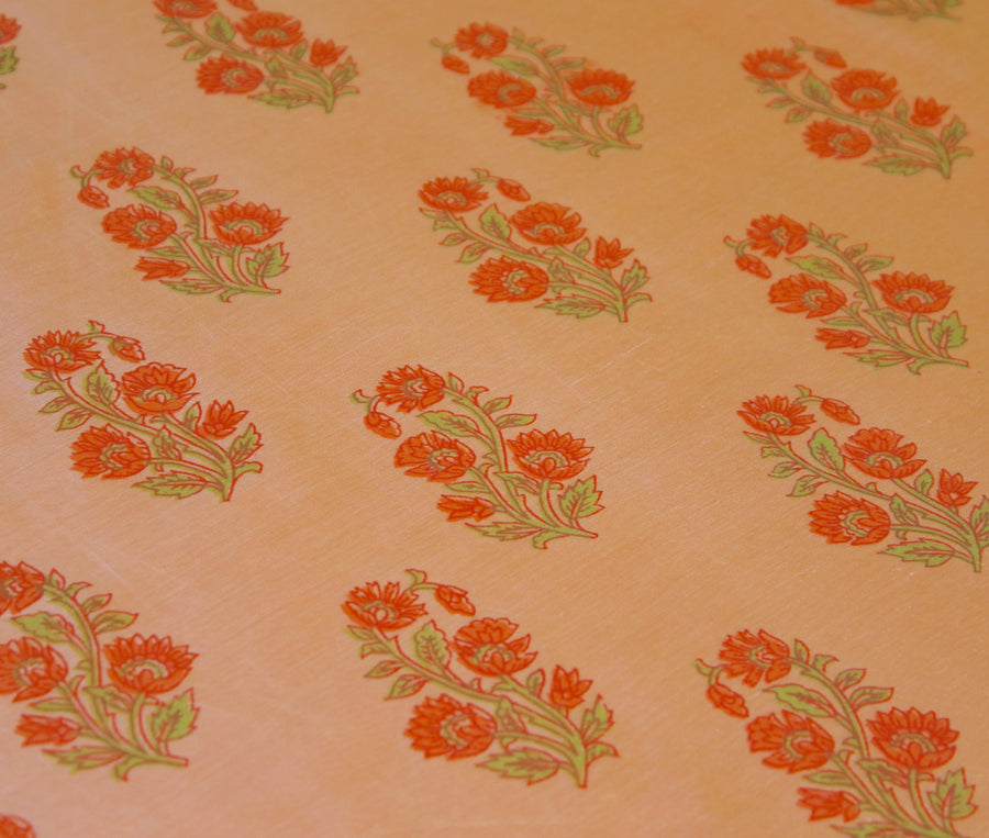 RedFlower Women's Unstitched Printed Poly Chanderi Fabric Material