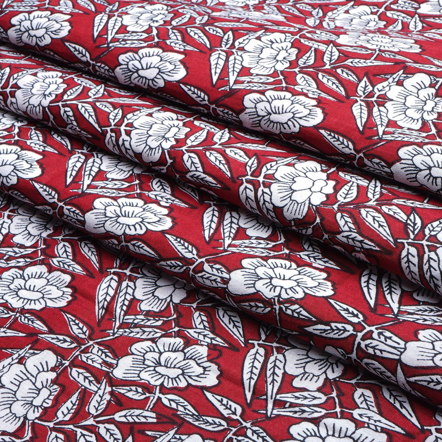 RedFlower Women's Unstitched Printed Pure Cotton Fabric Material