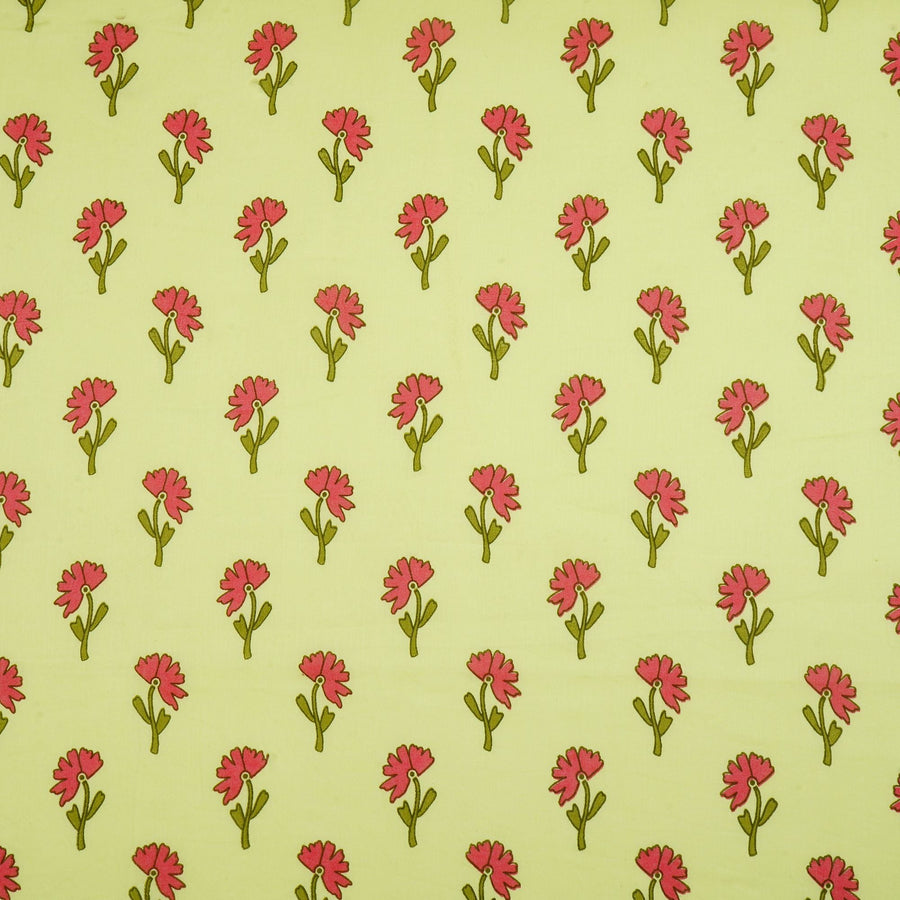 RedFlower Women's Unstitched Printed Pure Dyed Cotton Fabric Material