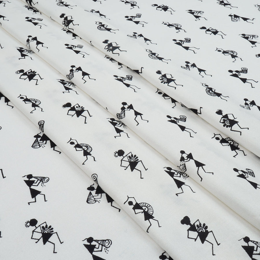 RedFlower Unisex Unstitched Printed Pure Viscose Rayon Fabric Material