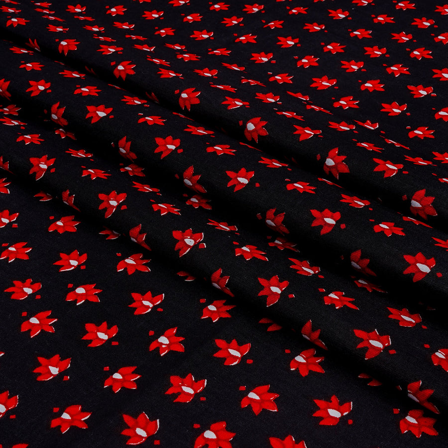 RedFlower Women's Unstitched Printed Pure Cotton Fabric Material